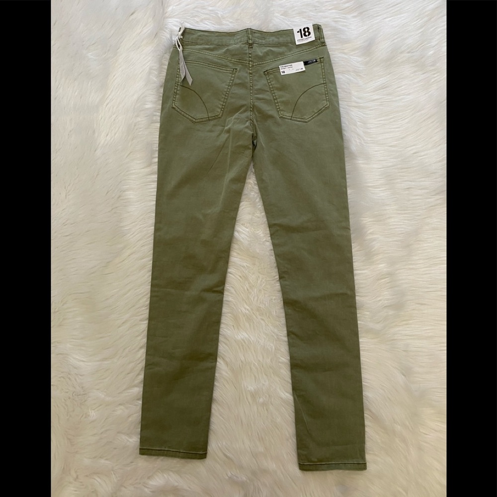NEW wTag-JOE’S Green The Brixton Straight Jeans 18 - Picture 3 of 3